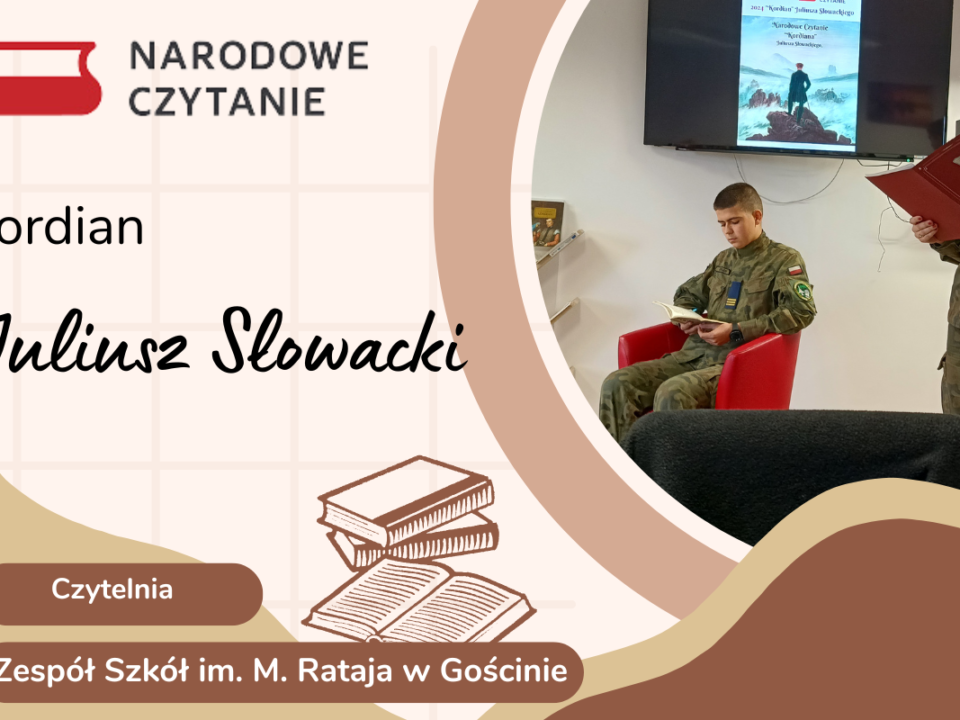 Narodowe Czytanie, Kordian, Juliusz Słowacki