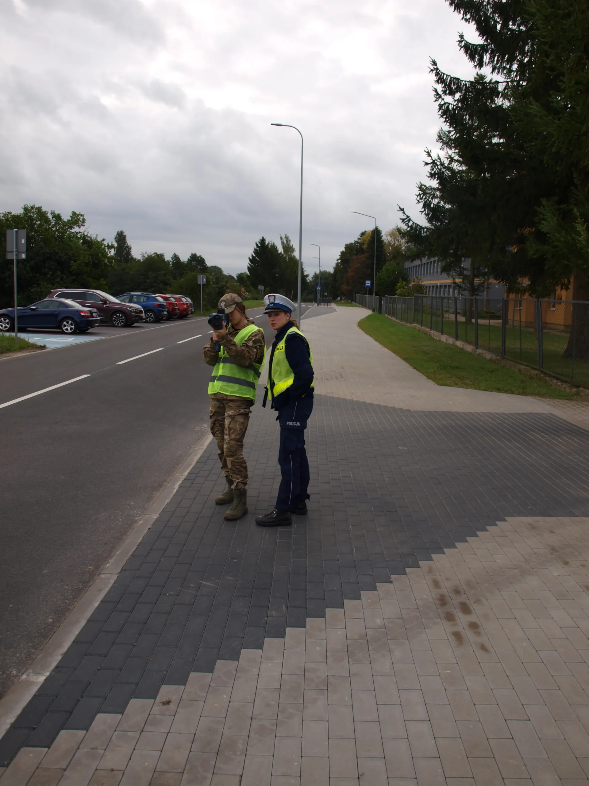 Warsztaty z kontroli drogowej dla uczniów Liceum Klas o Profilu Mundurowych