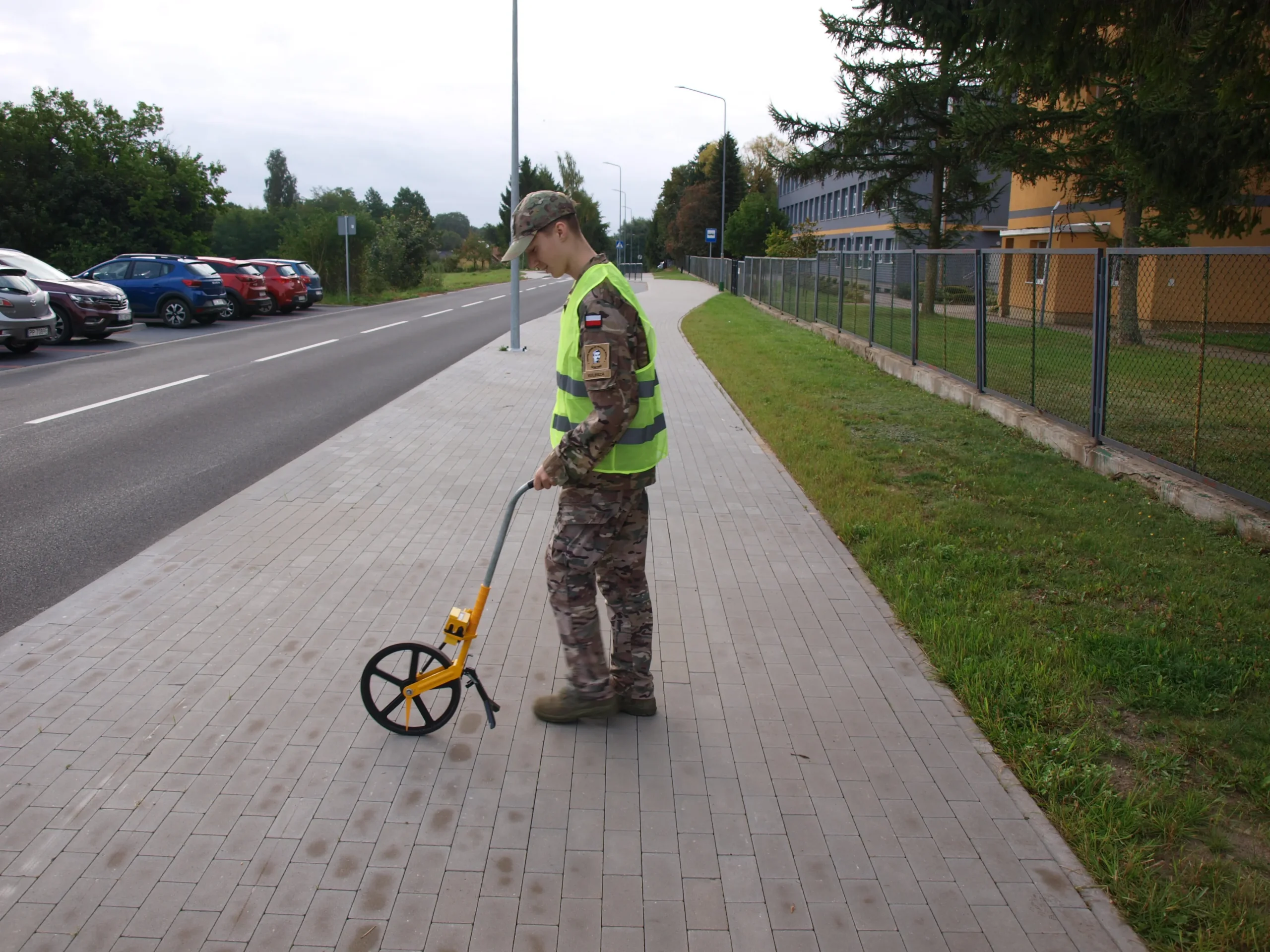 Warsztaty z kontroli drogowej dla uczniów Liceum Klas o Profilu Mundurowych